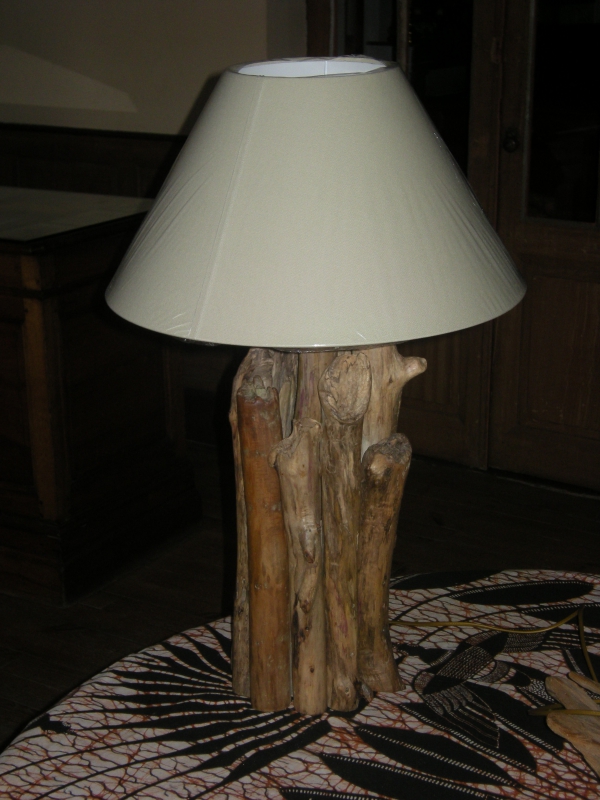 Lampe De Chevet Bois Flotte Lampe de chevet design en bois flotté | Lampes décoratives en bois